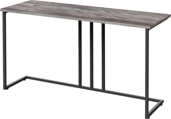 Изображение товара Консольный столик Millwood Лиссабон 1 Лофт Л 120x40x70.2 (сосна пассадена/металл черный)