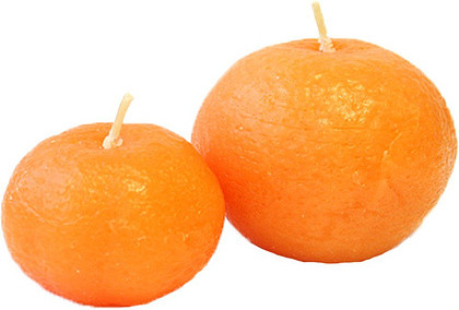 Изображение товара Свеча Мир свечи Мандарин маленький / 45-1506 (оранжевый)