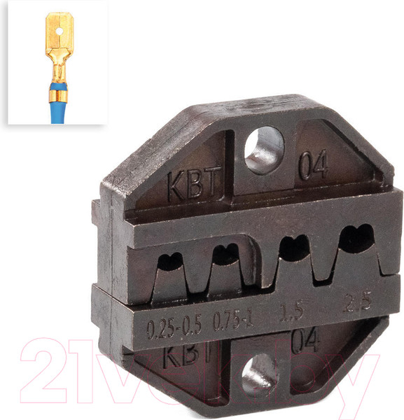 Изображение товара Матрица для опрессовки КВТ МПК-04 / 69960