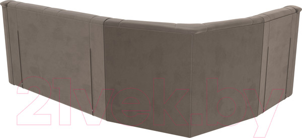 Изображение товара Диван угловой Лига Диванов Карелия 343 левый (велюр коричневый)