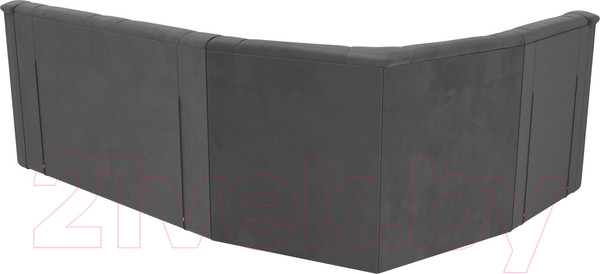 Изображение товара Диван угловой Лига Диванов Карелия 343 левый (велюр серый)