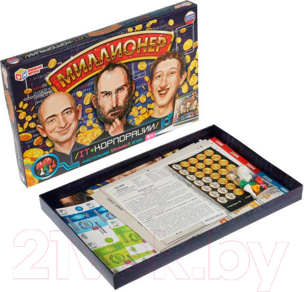 Изображение товара Настольная игра Умные игры Миллионер IT-корпорации / 4680107987594