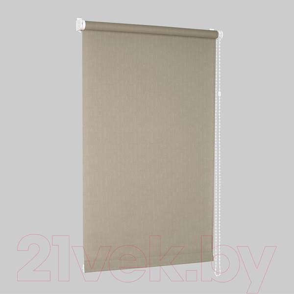 Изображение товара Рулонная штора Delfa Сантайм Лен СРШ-01 МД2404 (115x170, серый)