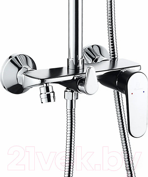 Изображение товара Душевая система со смесителем Diadonna D86-335117BL