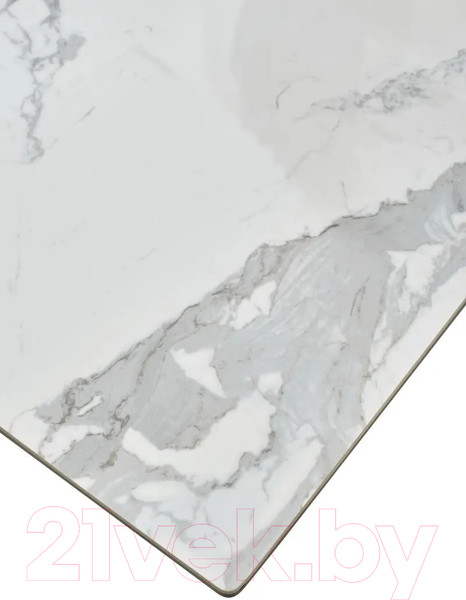 Изображение товара Обеденный стол M-City Cremona 140 High Gloss Statuario / DECDF501THGSTATWHT140
