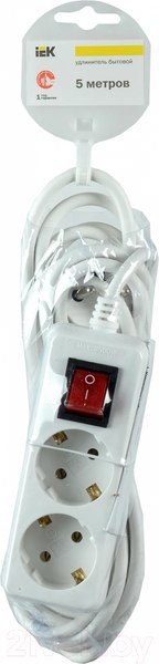 Изображение товара Удлинитель IEK WYP10-16-02-05-ZK-N