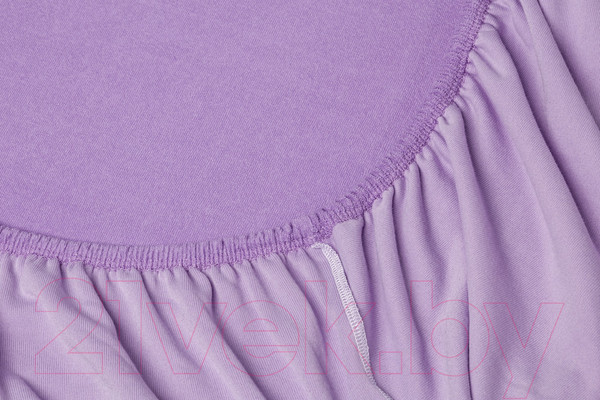 Изображение товара Простыня AlViTek Махровая на резинке 90x200x20 / ПМР-ФА-090 (фиолетовая астра)