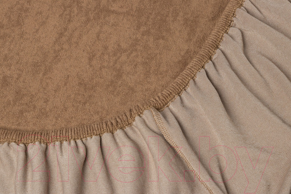 Изображение товара Простыня AlViTek Махровая на резинке 140x200x20 / ПМР-МОК-140 (мокко)