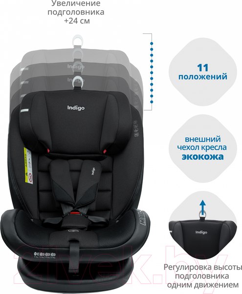 Изображение товара Автокресло INDIGO Max-X ST-3 (графитовый)
