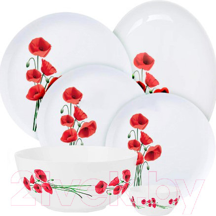 Изображение товара Набор столовой посуды Luminarc Diwali Hypnosis P6103 (46пр)