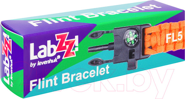 Изображение товара Браслет выживания Levenhuk LabZZ FL5 / LH79669 (оранжевый)
