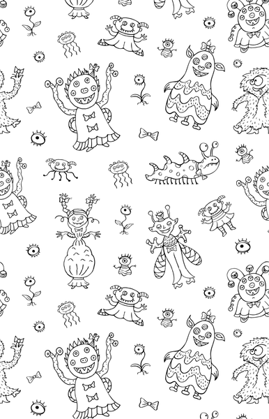 Изображение товара Раскраска-антистресс АСТ Вампиры и их монструозные друзья (Андерсен М.)