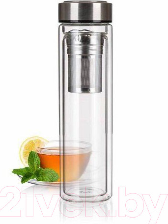 Изображение товара Бутылка для воды Banquet Doblo / 4205053 (с заварником)