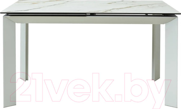 Изображение товара Обеденный стол M-City Cremona 180 KL-188 / 614М04876 (контрастный мрамор матовый/белый)