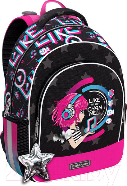 Изображение товара Школьный рюкзак Erich Krause ErgoLine 15L Top Blogger / 56788