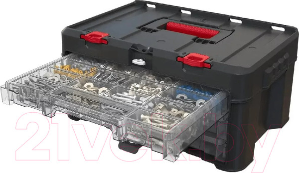 Изображение товара Органайзер для инструментов Keter 3 Organizer Set Unit / 253380 (черный/красный)