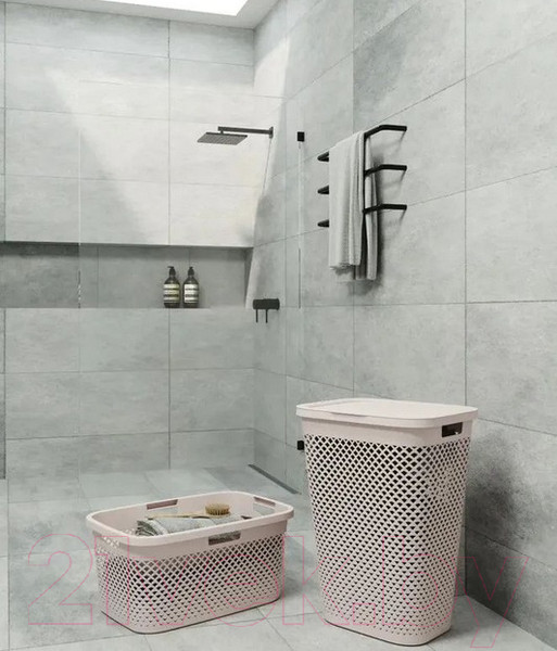 Изображение товара Корзина для белья Curver Laundry hamper / 249816 (кремовый)