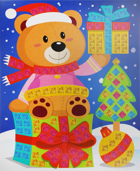 Изображение товара Набор для творчества Десятое королевство Аппликация Медвежонок / 04253