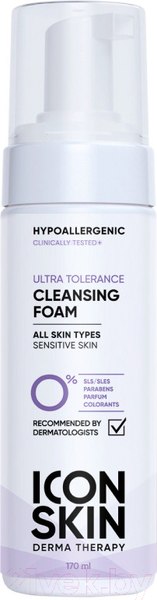 Пенка для умывания Icon Skin Ultra Tolerance Для всех типов кожи  (170мл)