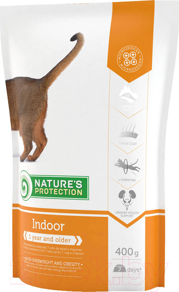 Изображение товара Сухой корм для кошек Nature's Protection Indoor / NPS24347 (400г)