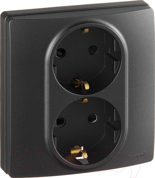 Изображение товара Розетка Legrand Etika 672633 (антрацит)