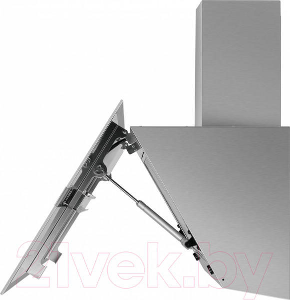 Изображение товара Вытяжка наклонная Maunfeld Mersey 90 (нержавеющая сталь/белое стекло)