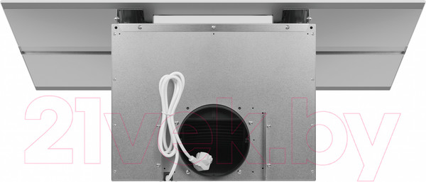 Изображение товара Вытяжка наклонная Maunfeld Mersey 90 (нержавеющая сталь/белое стекло)