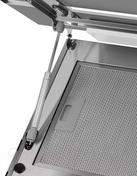 Изображение товара Вытяжка наклонная Maunfeld Mersey 90 (нержавеющая сталь/белое стекло)