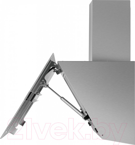 Изображение товара Вытяжка наклонная Maunfeld Mersey 60 (нержавеющая сталь/белое стекло)