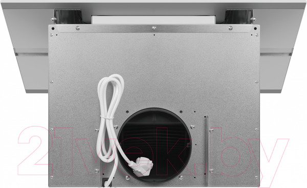 Изображение товара Вытяжка наклонная Maunfeld Mersey 60 (нержавеющая сталь/белое стекло)