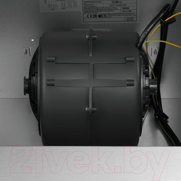 Изображение товара Вытяжка наклонная Maunfeld Mersey 60 (нержавеющая сталь/белое стекло)