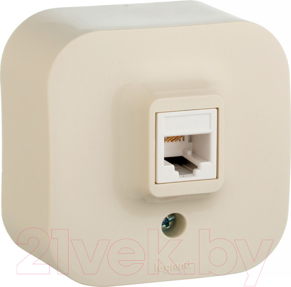Изображение товара Розетка Legrand Quteo 782254 (слоновая кость)