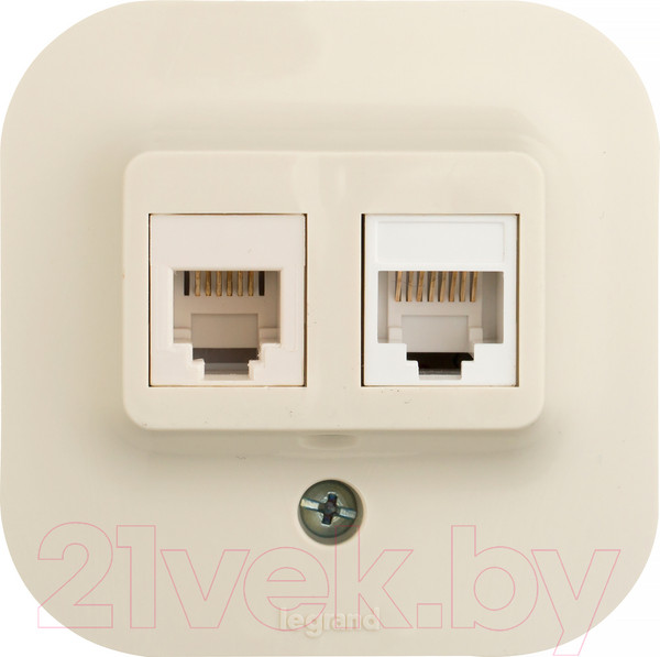 Изображение товара Розетка Legrand Quteo 782251 (слоновая кость)