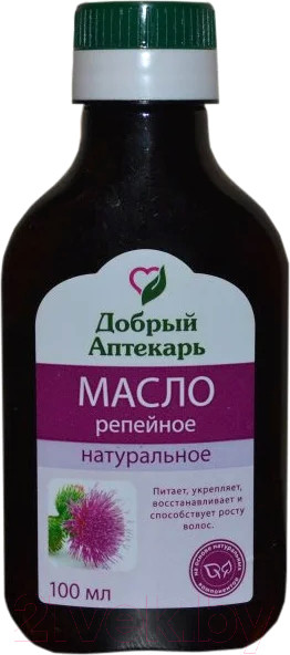 Изображение товара Масло для волос Добрый аптекарь Репейное (100мл)