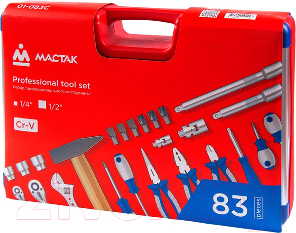 Изображение товара Универсальный набор инструментов Мастак 01-083C