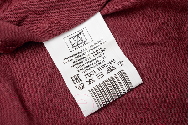 Изображение товара Простыня AlViTek Трикотажная на резинке 90x200 / ПТР-МАР-090 (марсала)