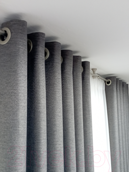 Изображение товара Штора Модный текстиль 01L1 / 112MT391019 (260x150, темно-серый)
