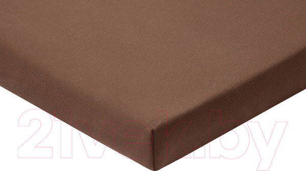 Изображение товара Простыня AlViTek Трикотажная на резинке 90x200 / ПТР-ШОК-090 (шоколад)