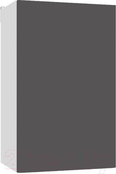 Изображение товара Шкаф навесной для кухни Интермебель Микс Топ ШН 720-4-500 50см (графит серый)