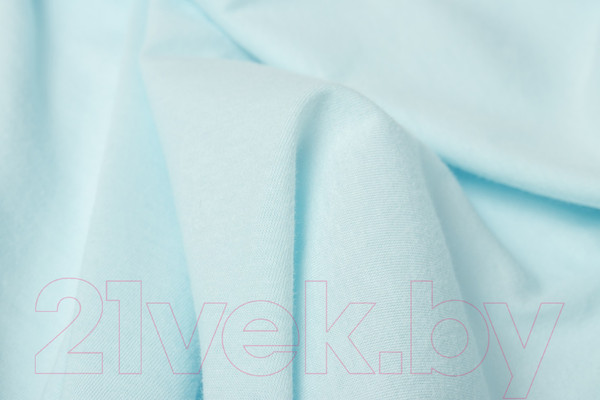 Изображение товара Простыня AlViTek Трикотажная на резинке 140x200 / ПТР-Г-140 (голубой)