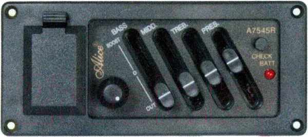 Изображение товара Звукосниматель гитарный Alice EQ-A7545R