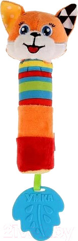 Изображение товара Прорезыватель для зубов Умка Пищалка. Лиса / RS-F2 (250)