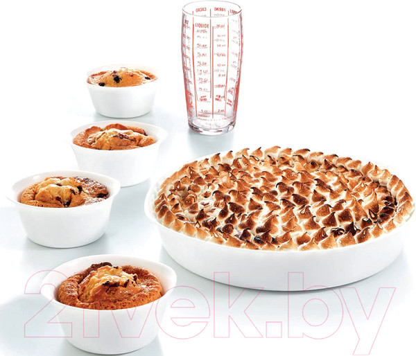 Изображение товара Набор форм для запекания Luminarc Smart Cuisine Carine 5 форм + мерный стакан Q2723