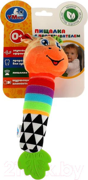 Изображение товара Прорезыватель для зубов Умка Пищалка. Жираф / RS-G (250)