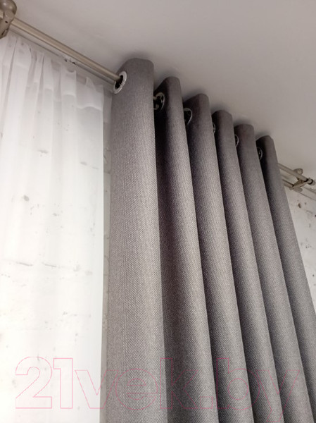 Изображение товара Штора Модный текстиль 03L1 / 112MT6670M28 (250x150, средне серый)