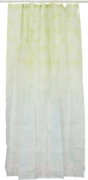 Изображение товара Шторка-занавеска для ванны Рыжий кот Листья / 104966