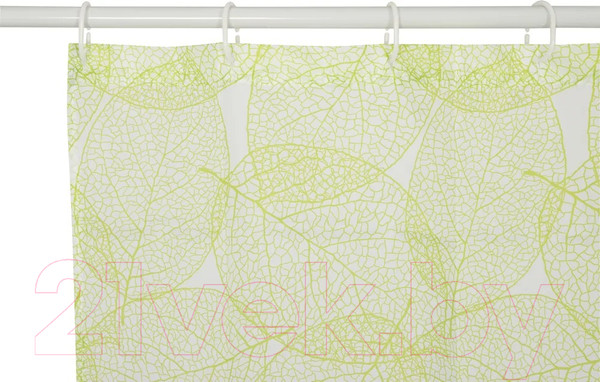 Изображение товара Шторка-занавеска для ванны Рыжий кот Листья / 104966