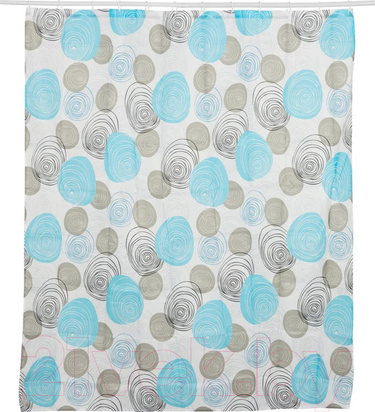 Изображение товара Шторка-занавеска для ванны Рыжий кот Шарики / 104970