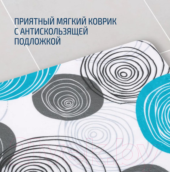 Изображение товара Коврик для ванной Рыжий кот Шарики / 104969