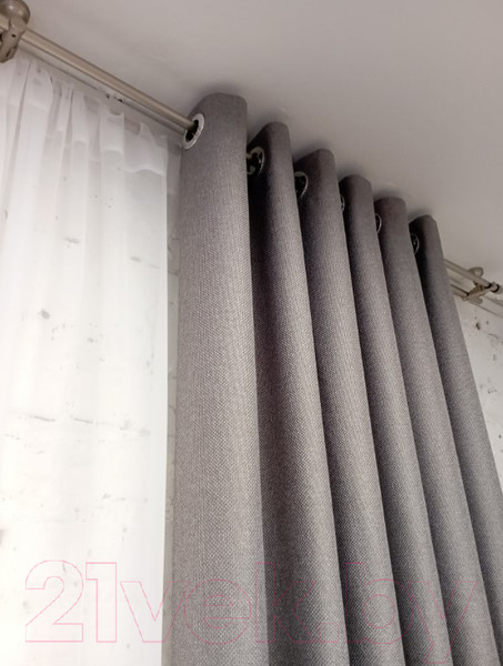 Изображение товара Штора Модный текстиль 06L1 / 112MT6670M28 (250x150, средне серый)